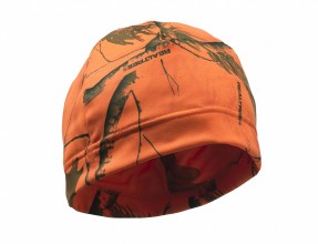 Photo VC7372-1 Reversible fleece hat camo / orange