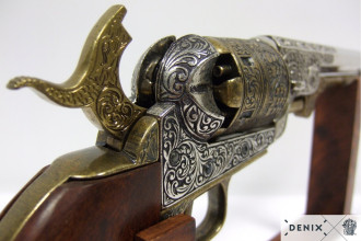 Photo XP1040L-04.jpg Réplique décorative Denix de revolver Colt Navy 1851