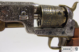 Photo XP1040L-05.jpg Réplique décorative Denix de revolver Colt Navy 1851