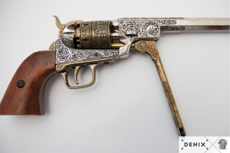 Photo XP1040L-06.jpg Réplique décorative Denix de revolver Colt Navy 1851