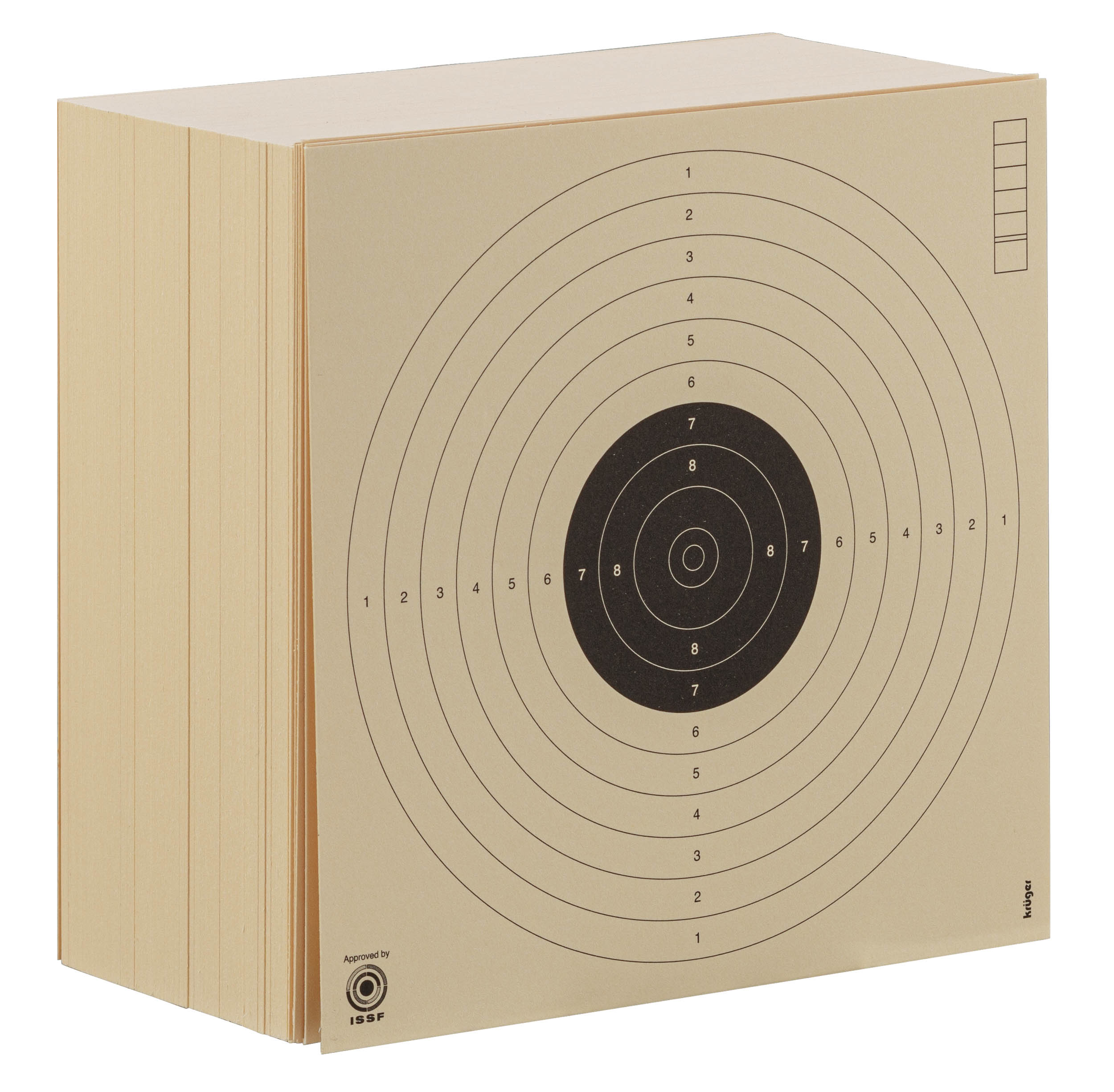 17x17 Rifle Target 1000 target pistols, 10m x 17 x 17 cm