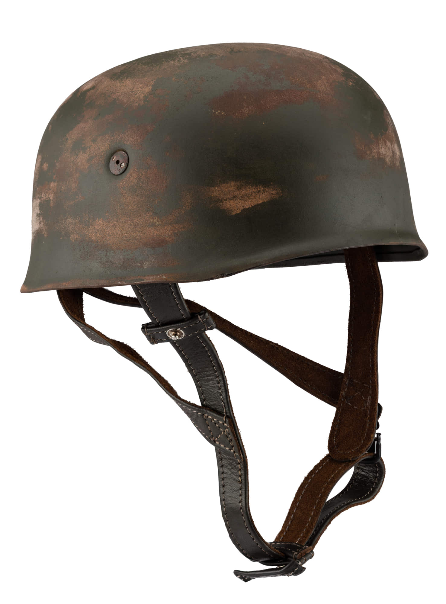 JUGULAIRE cuir de casque allemand WW2 repro 