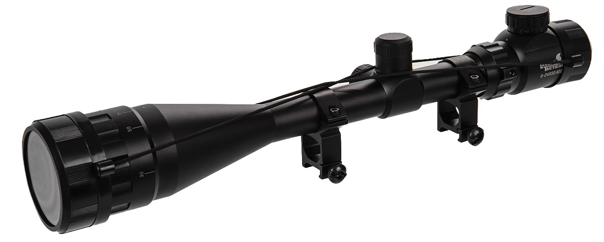 Lunette de tir TENMILE 6-24X50 SFP MRAD point vert LED TRIJICON Lunette de tir TENMILE 6-24X50 SFP MRAD point vert LED TRIJICON