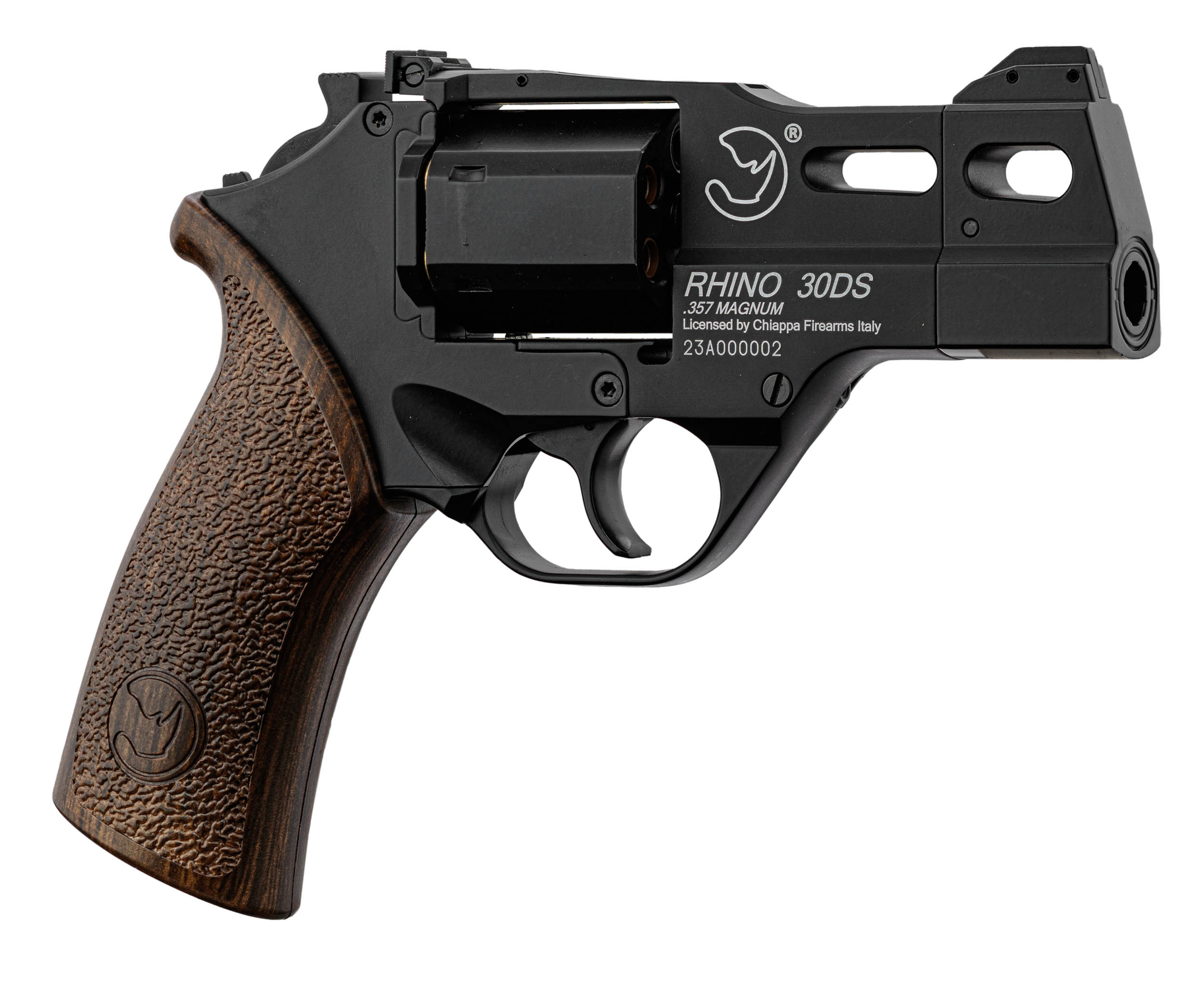 ACP003-01 Revolver Rhino 30 DS 4.5mm Cal. 177 CO2 &lt;3,5J Black Mat - ACP003
