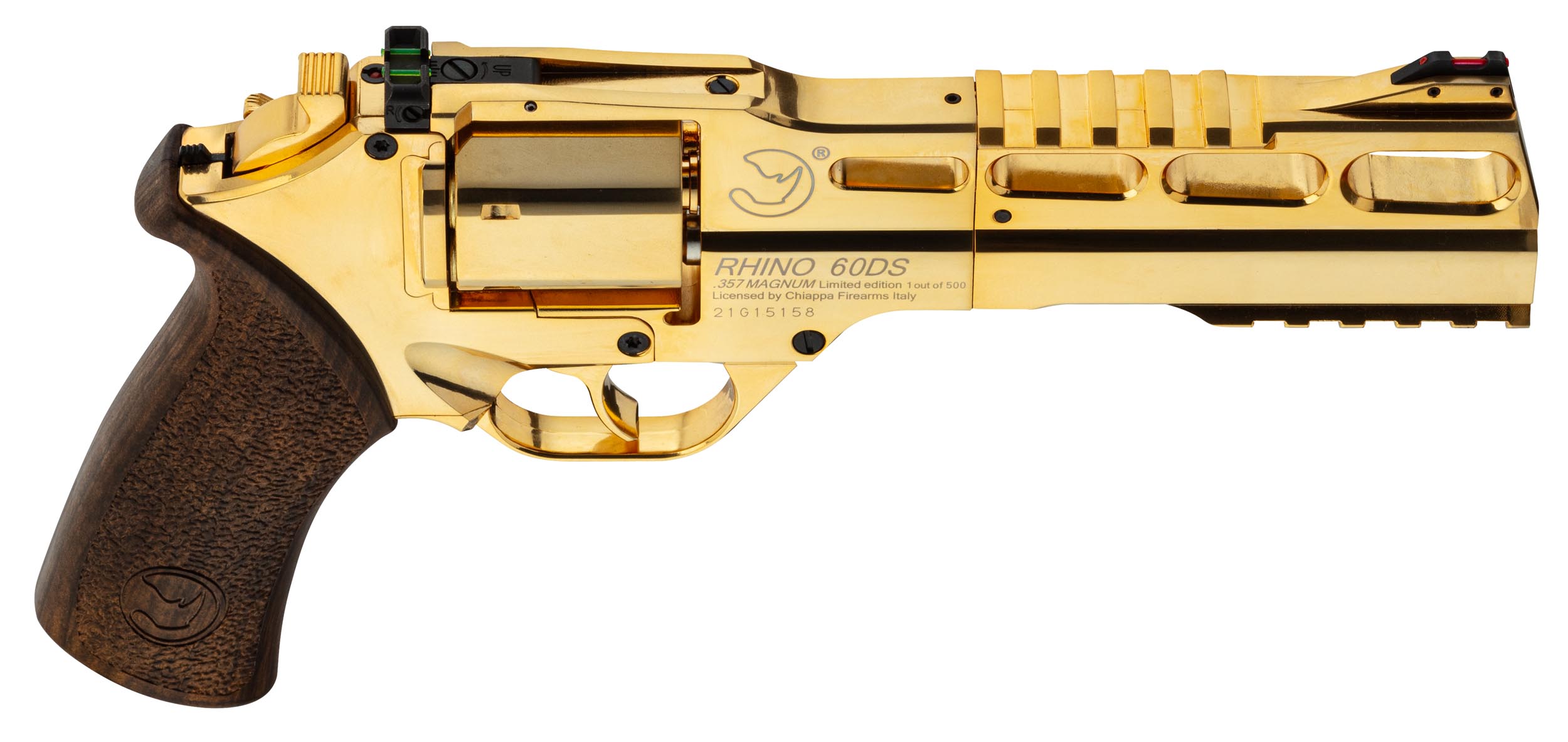 ACP012-14 Réplique Airgun revolver CO2 CHIAPPA RHINO Edition Gold 4,5mm