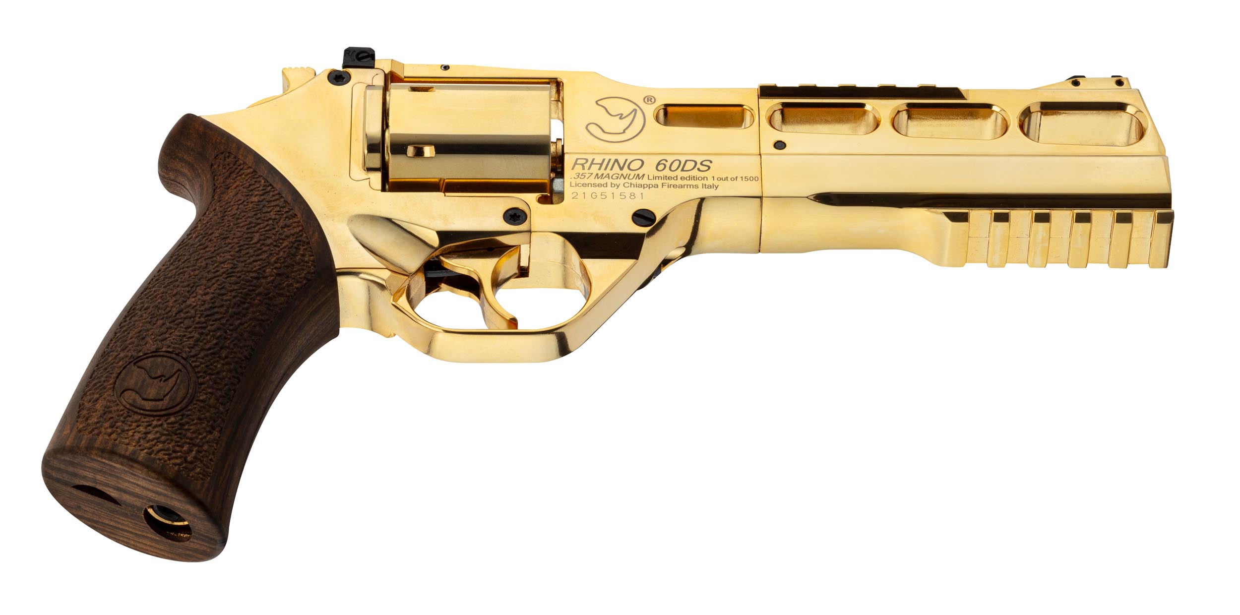 ACP012-15 Réplique Airgun revolver CO2 CHIAPPA RHINO Edition Gold 4,5mm