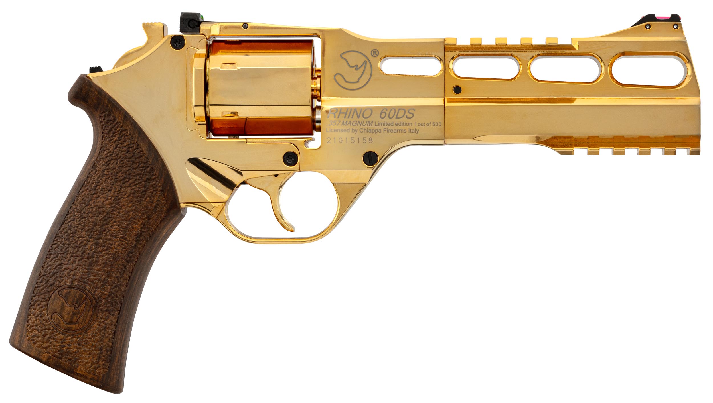 ACP012-6 Réplique Airgun revolver CO2 CHIAPPA RHINO Edition Gold 4,5mm