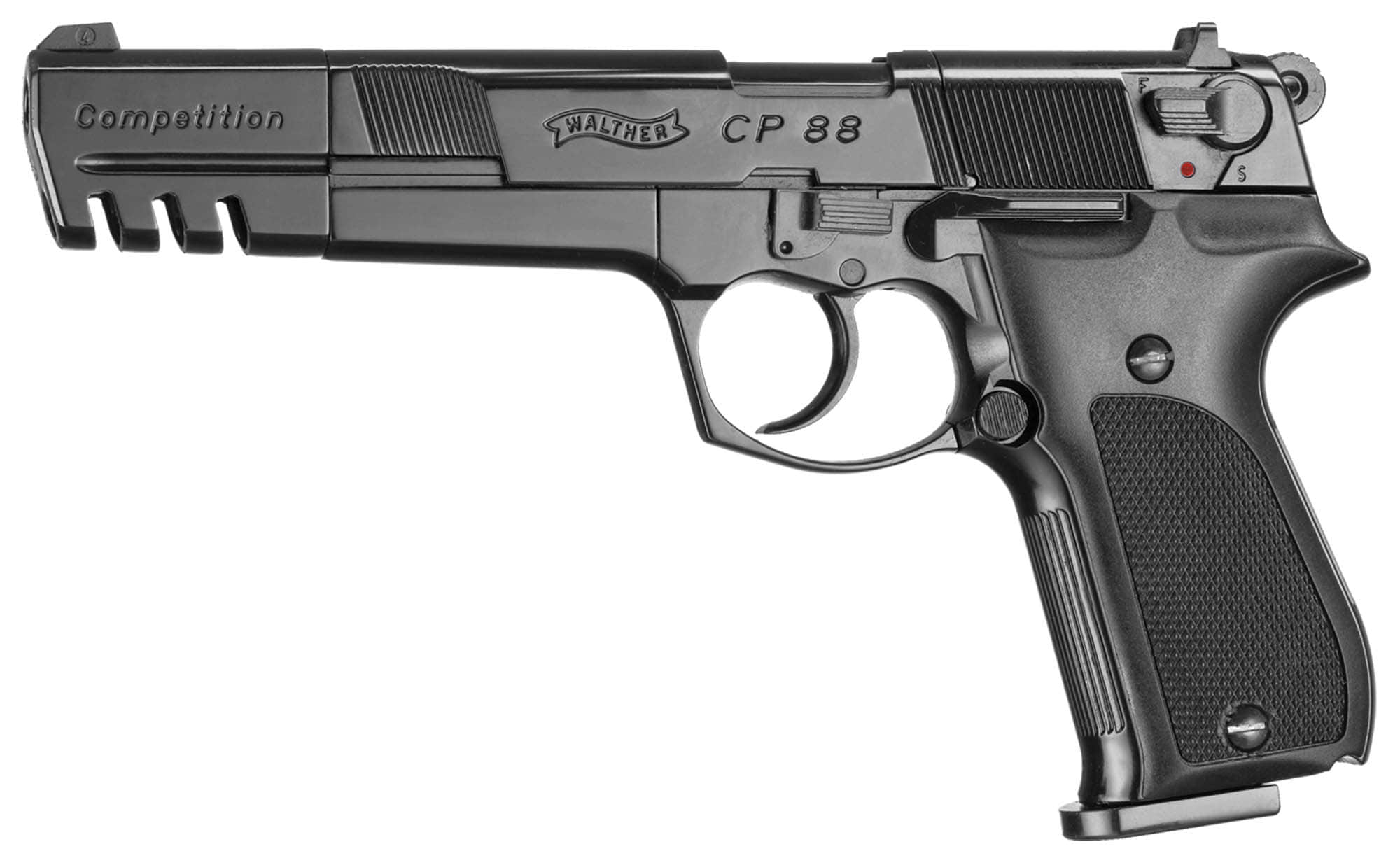 Walther Pistolet CO2 à plomb CP88 noir Diabolo 4,5 mm (Noir