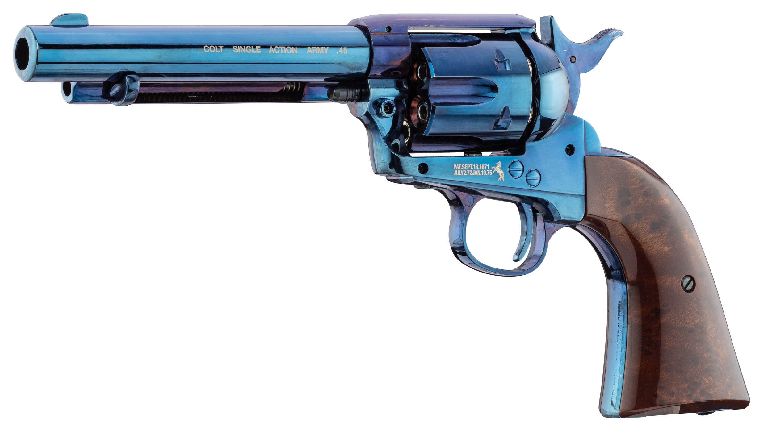ACR246-01 Colt Simple Action Army 45 revolver blue with diabolos cal. 4.5 mm - ACR246
