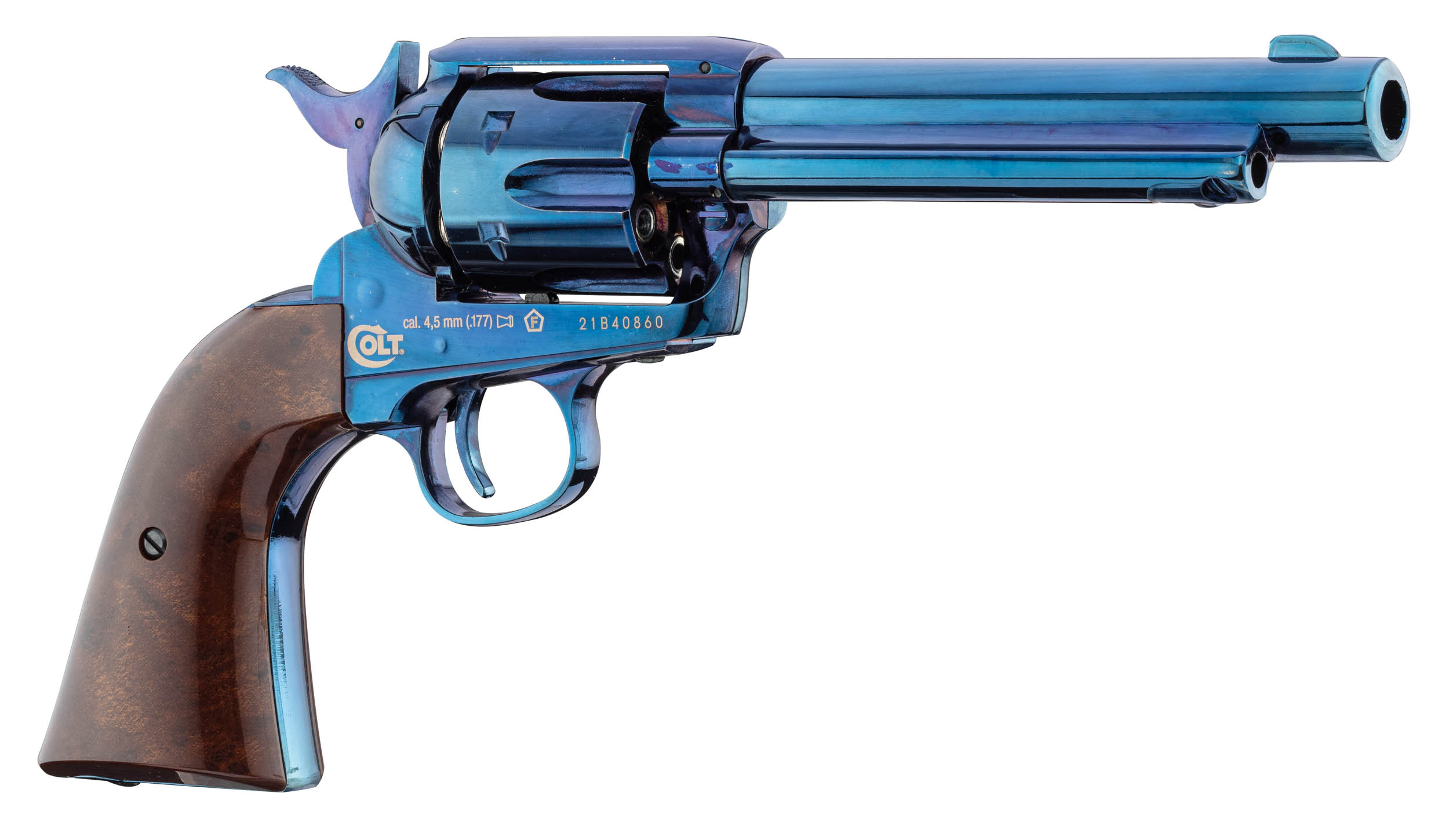 ACR246-02 Colt Simple Action Army 45 revolver blue with diabolos cal. 4.5 mm - ACR246