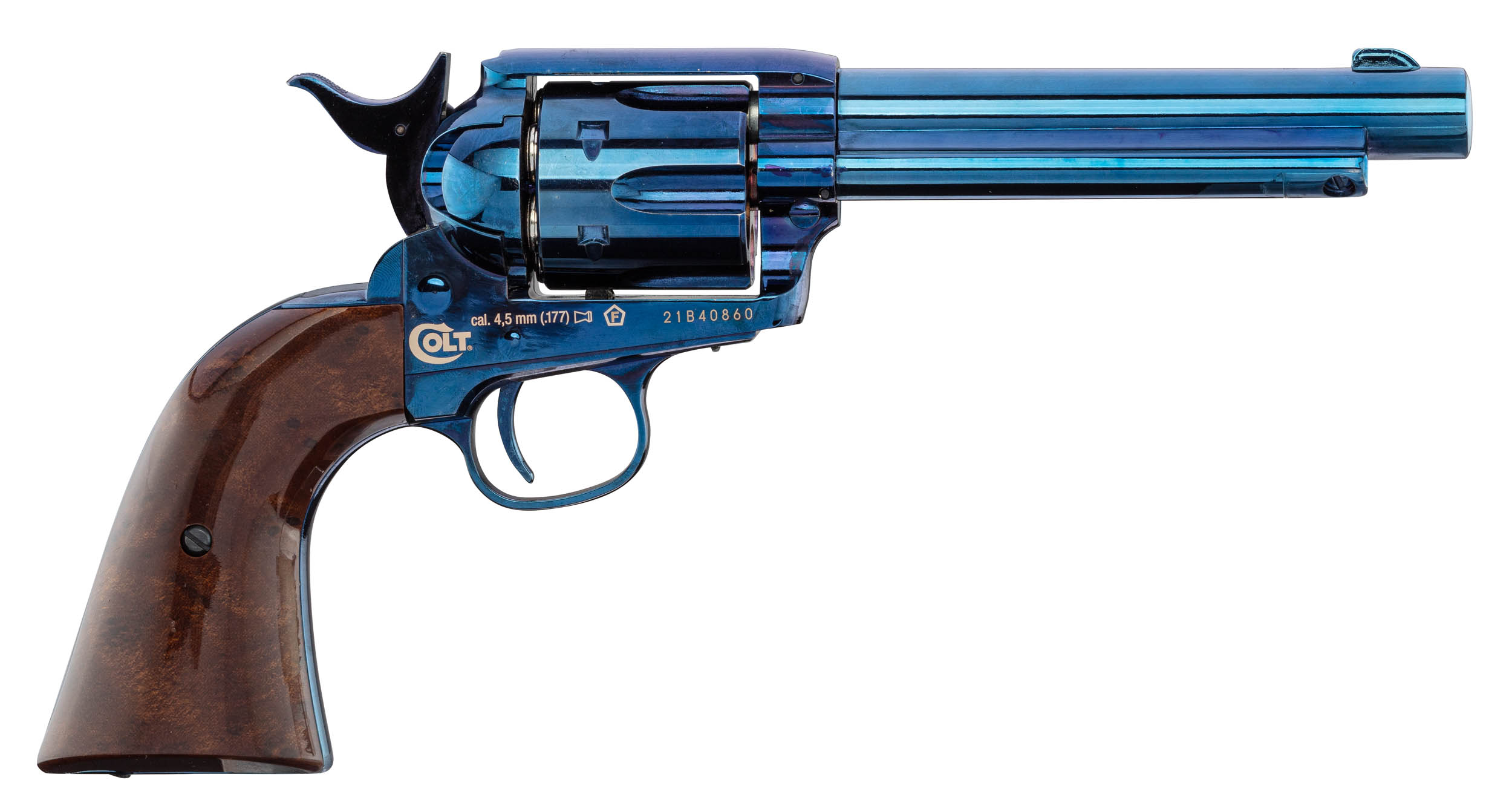 ACR246-03 Colt Simple Action Army 45 revolver blue with diabolos cal. 4.5 mm - ACR246