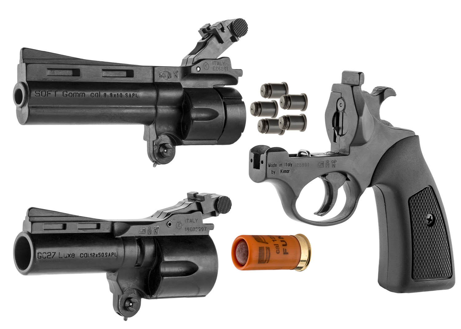 Pistolet/Revolver Gomm-Cogne SAPL GC27 Luxe 2 canons _ Arme alarme