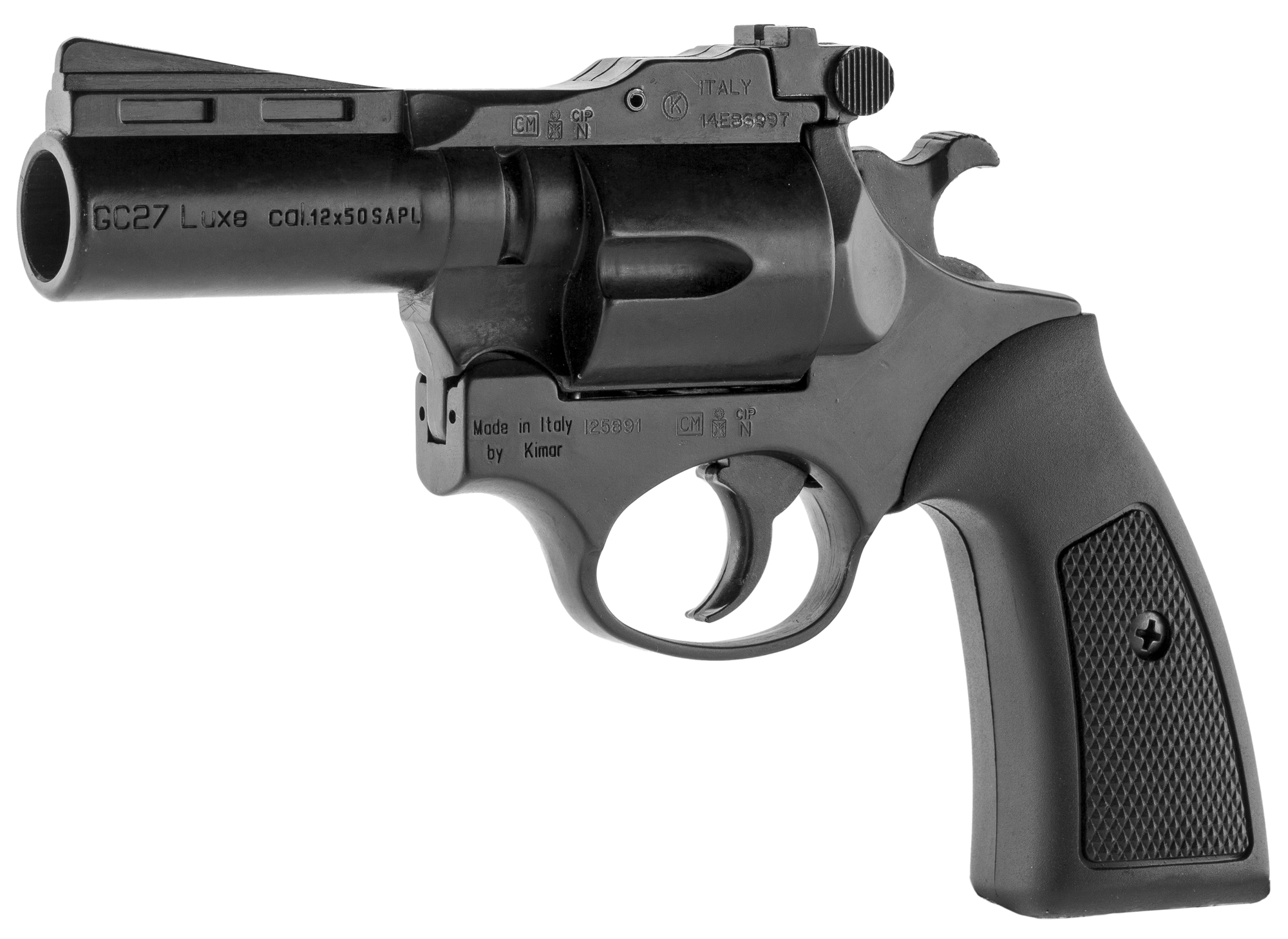 Revolver de défense calibre 12/50 non létal