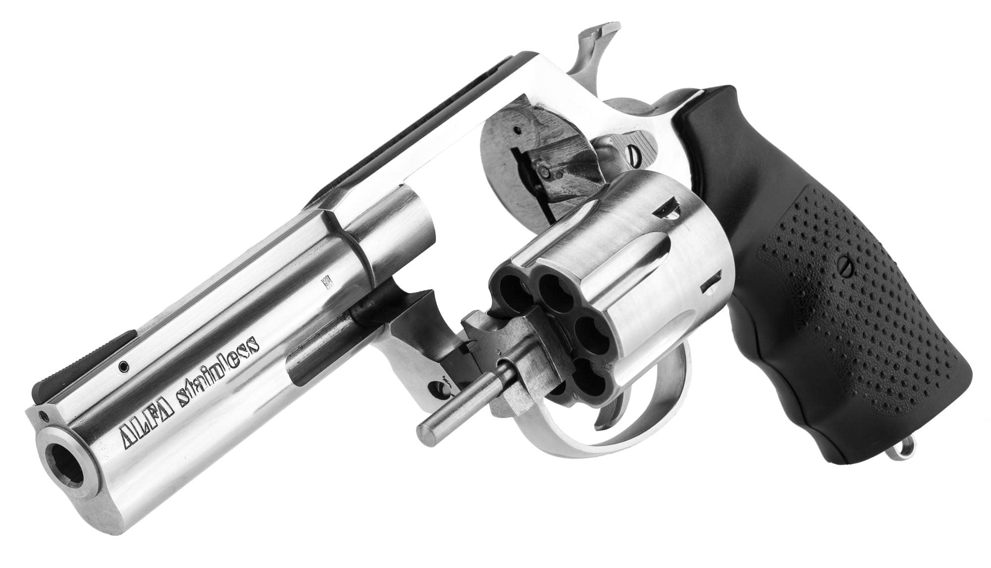 AD99710-6-Revolver Alfa Proj 4 pouces - Cal.38 SP Inox - AD99710