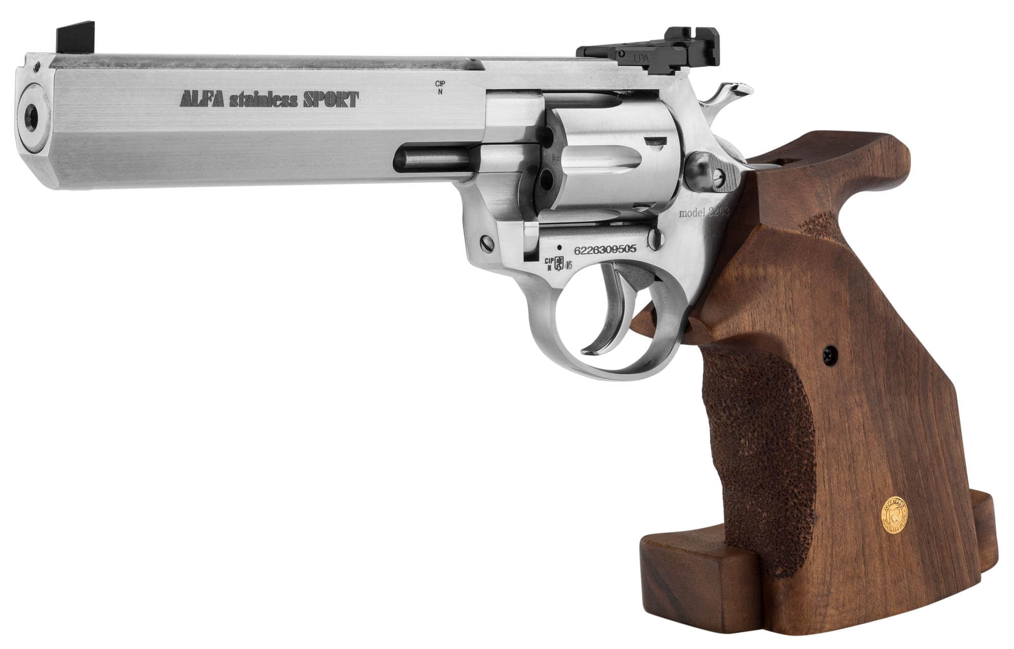 ADP275-4-Revolver Alfa Proj SPORT .22 LR 6&#039;&#039; Inox - ADP275