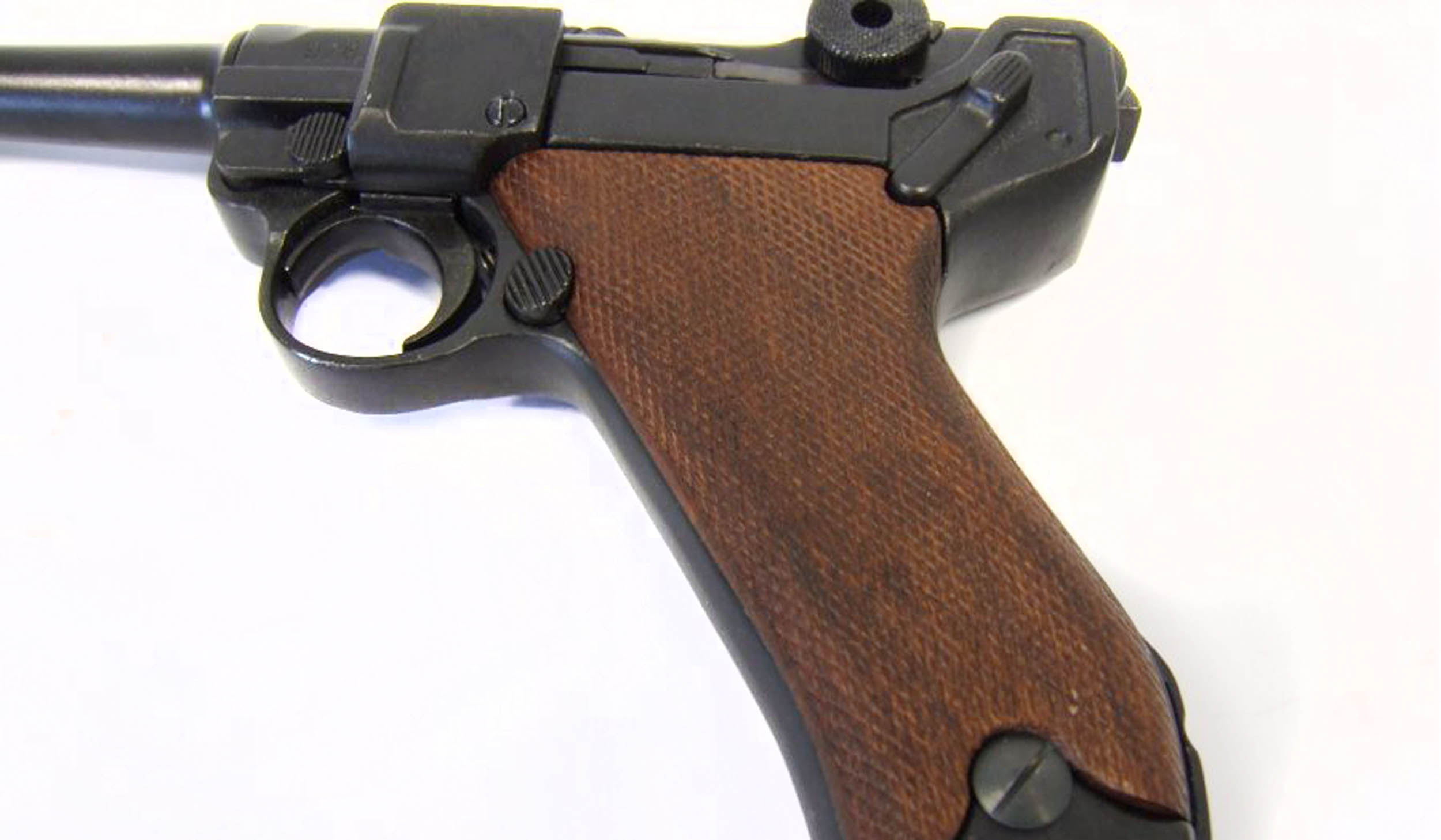 Denilx Denix Luger P08 Parabellum pistol with wooden stock