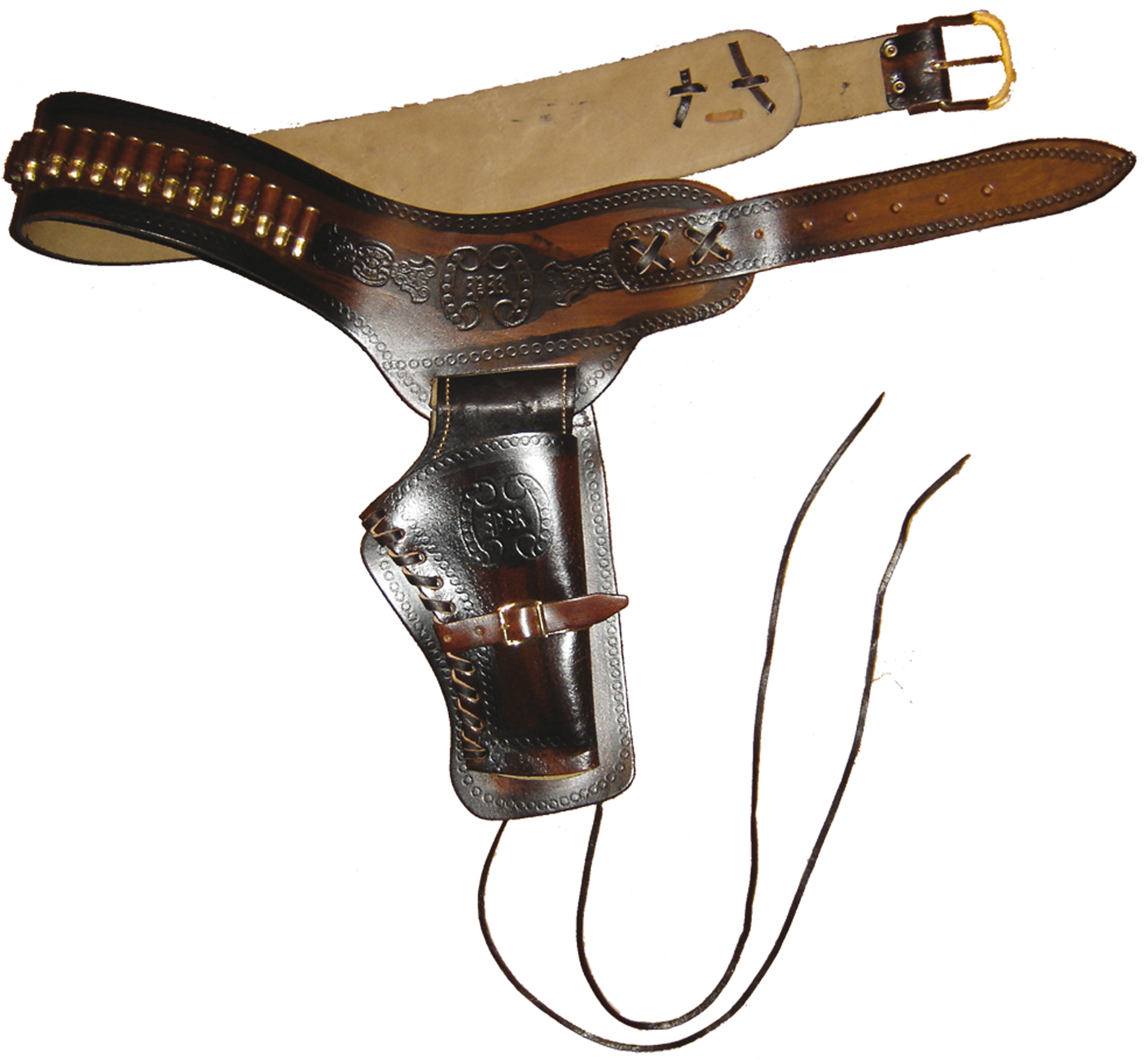 Holster Western de Cuir Ceinture Revolver Revolver avec deux Étui Holster Western de Cuir Ceinture Revolver Revolver avec deux Étui