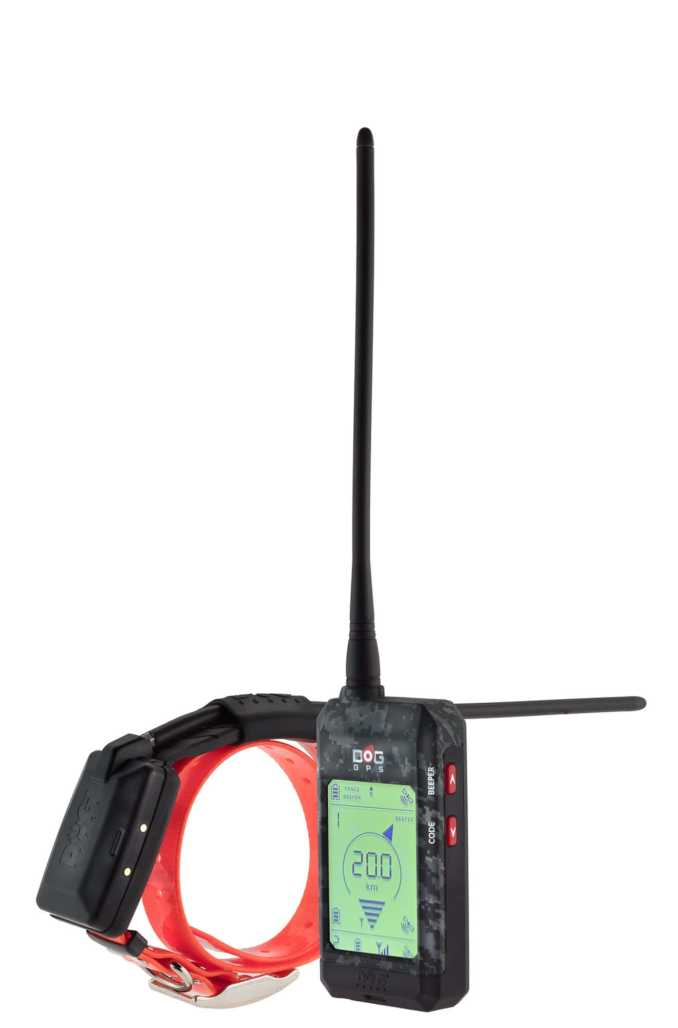 CH9630-10 Collier GPS pour chien DOGTRACE X20 noir