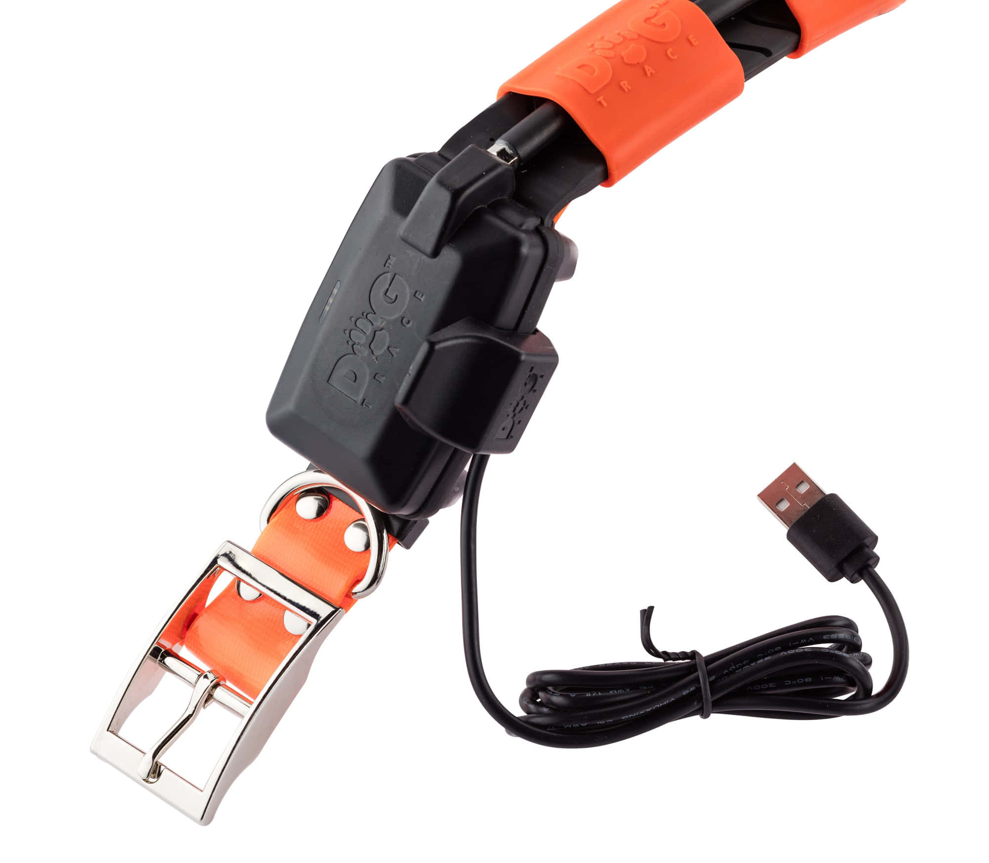 CH963103-13 Collier GPS et de dressage pour chiens DogTrace X30T  orange fluo