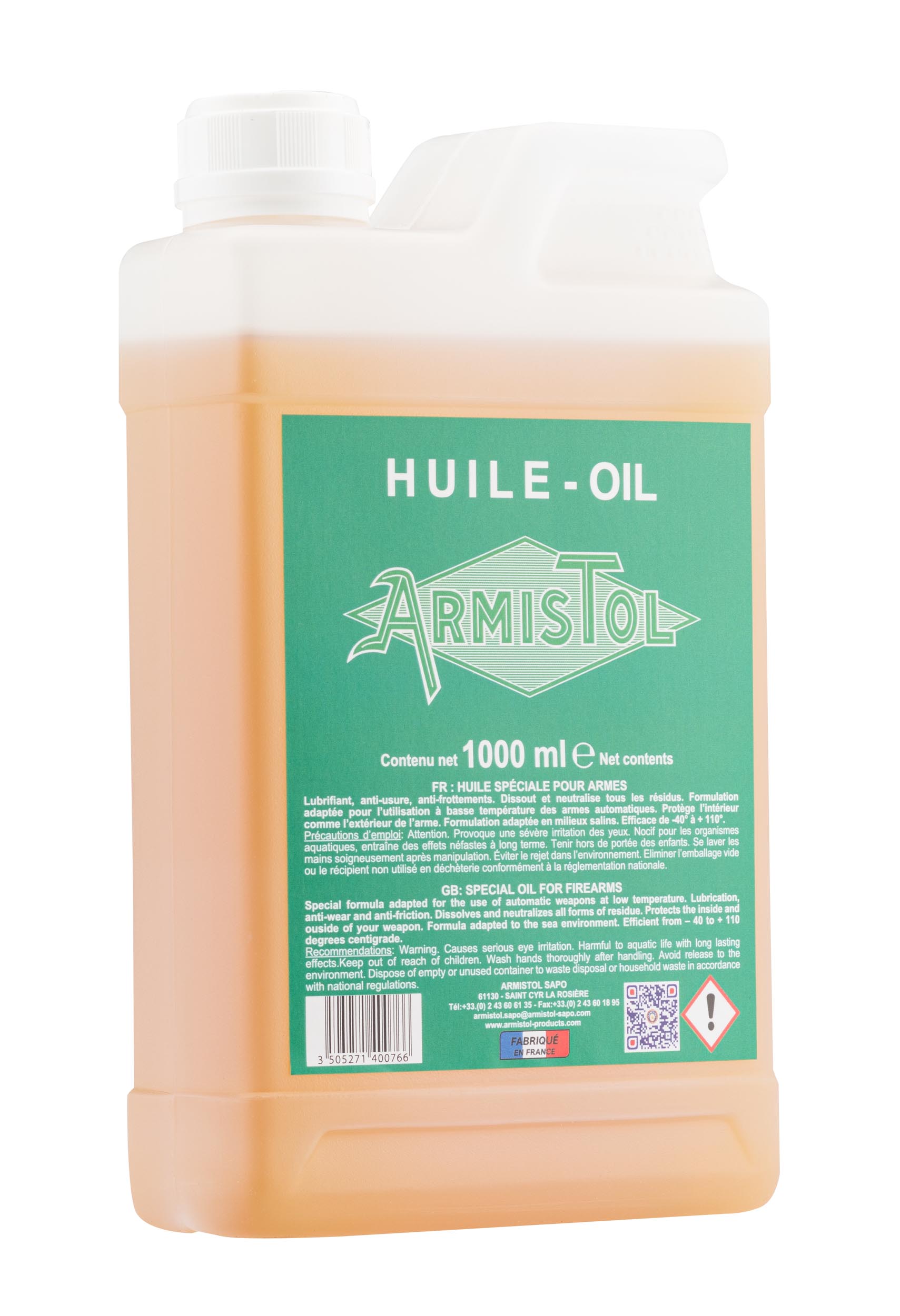 Bidon d'huile d'olive de 750 ml Métal - bouchon blanc Bidon d'huile d'olive de 750 ml Métal - bouchon blanc
