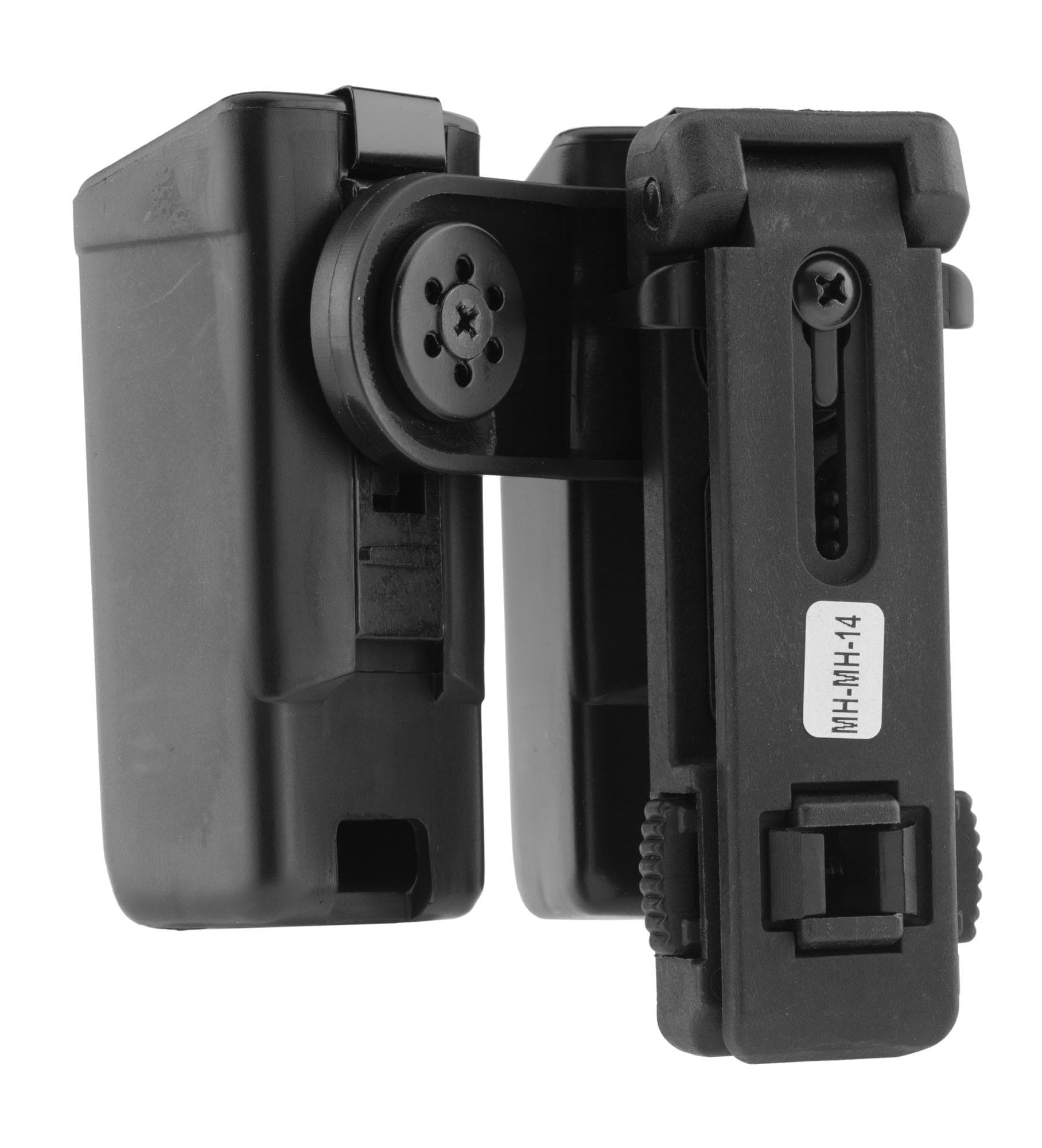 Bolsa Doble Para Cargadores De Airsoft – Portacargadores Táctico Con Cierre Magnético Y MOLLE – Color Negro Mate, Ideal Para Caza, Airsoft Y Paintball