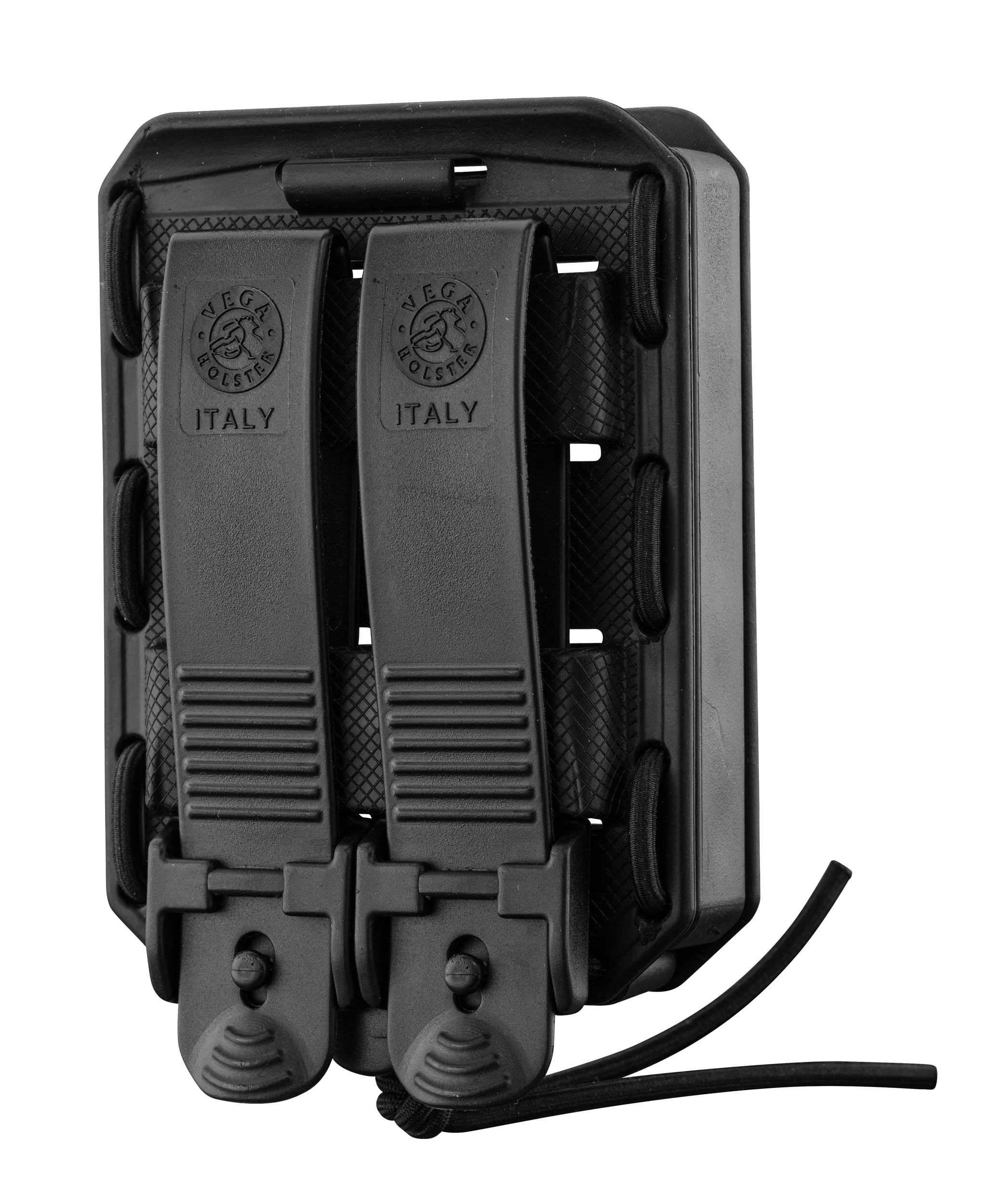 Élastique de serrage embout antidérapant noir pour porte-chargeur Bungy Élastique de serrage embout antidérapant noir pour porte-chargeur Bungy