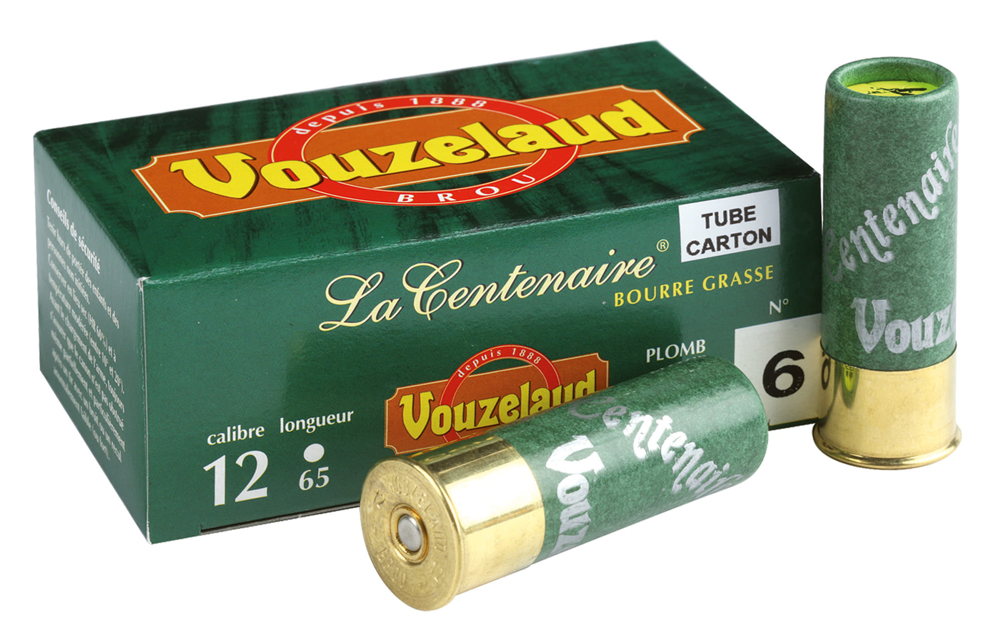 ML3115-1-Cartouches Vouzelaud - La Centenaire tube carton - calibre 12 - ML3115