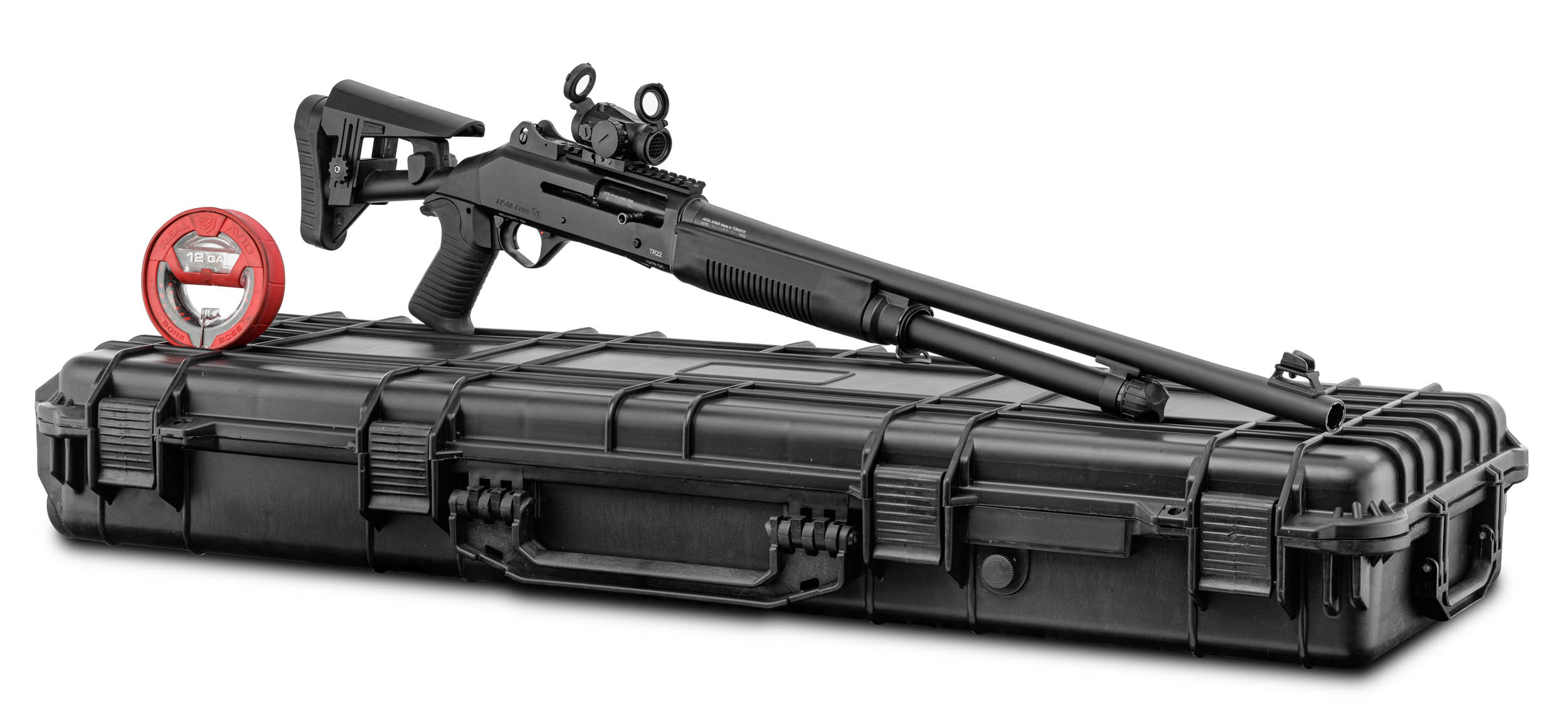 PCKAK310-13 Pack fusil semi auto AKSA S4 canon 24&#039;&#039; avec red dot FALKE S