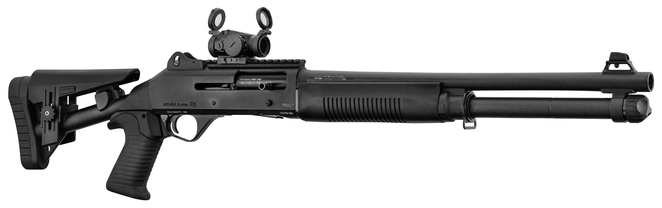 PCKAK321-10 Pack fusil semi auto AKSA S4 canon 18.5&#039;&#039; avec red dot FALKE S