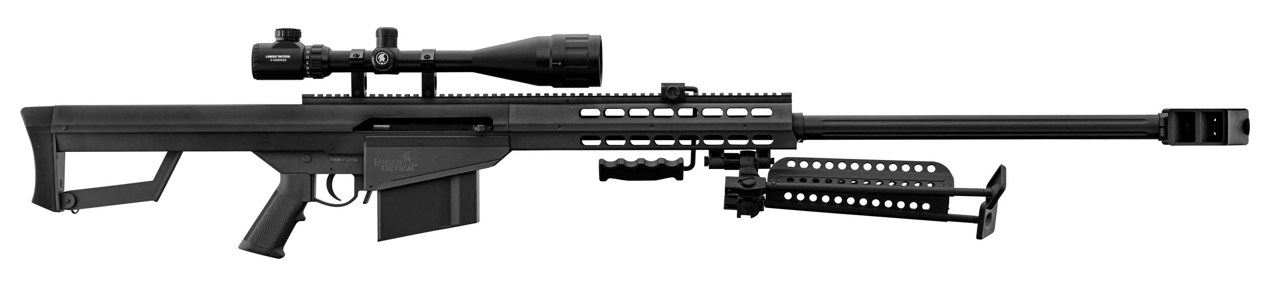 PCKLR3050-10 Pack Sniper LT-20 noir M82 1,5J + lunette + bi-pied + poignée