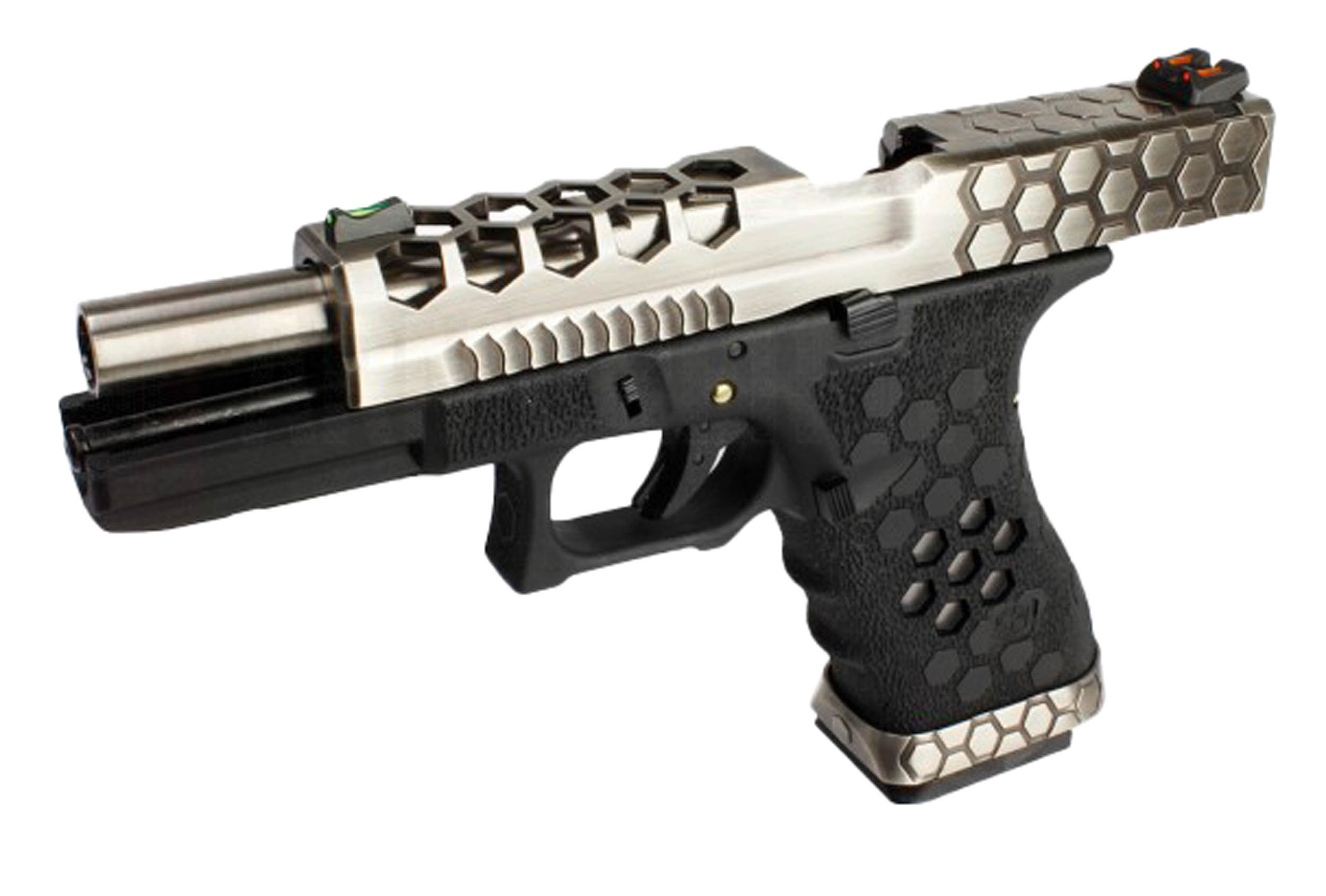 Replique Réplique GBB VX0100 hex cut Noir/Silver