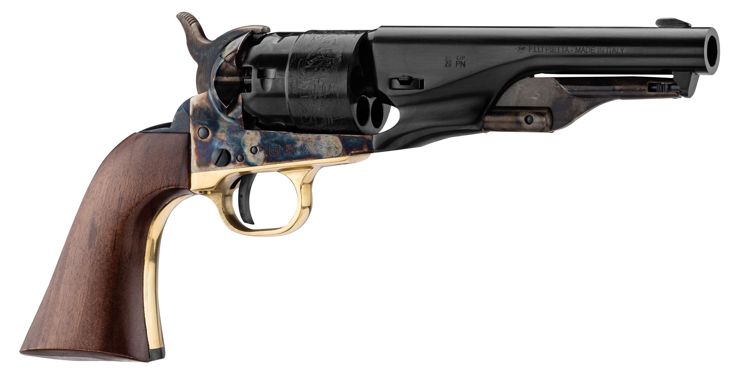 Pietta CAB44 Revolver Poudre Noire 1860 Army Laiton .44 