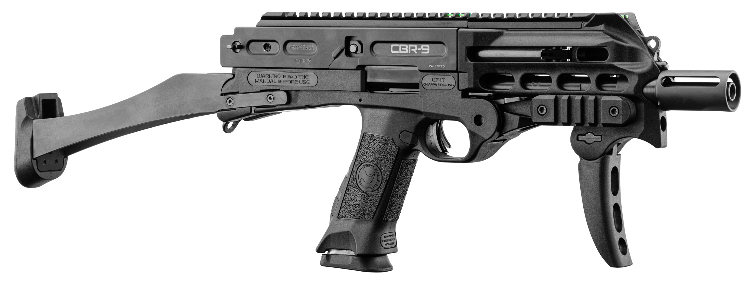 ZE969-1 *B2* CHIAPPA FIRE ARMS CBR - 9 BLACK RHINO 9X19 2CH 10 RDS - ZEC969